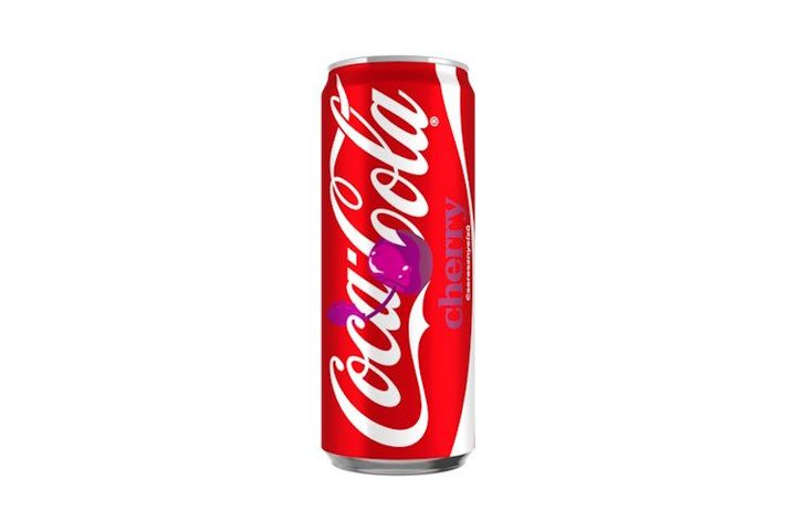 Coca-Cola Cherry Cola-Flavored Carbonated Soft Drink with Cherry Flavoring 330 ml