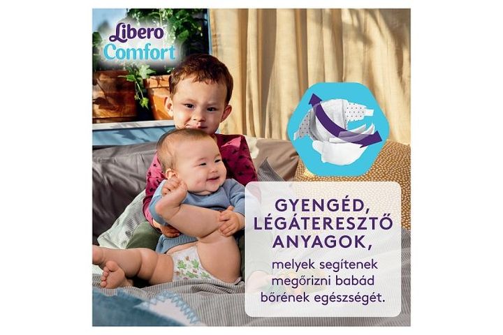 Libero Comfort Nappies, Size 3, 5-9 kg 3 x 58 pcs
