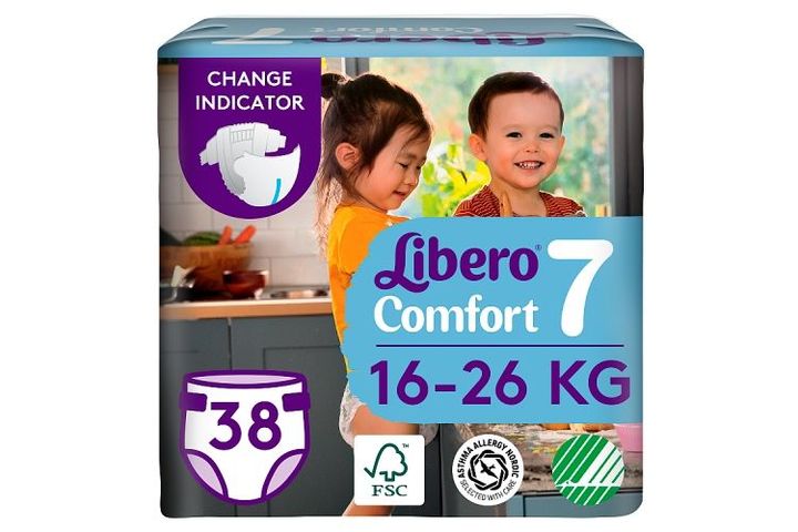 Libero Comfort pelenka, méret: 7, 16-26 kg, 38 db