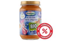 Univer bio bolognai mártás spagettivel bébiétel 8 hónapos kortól 163 g
