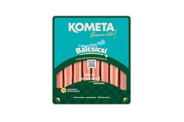 Kometa Ínyenc Smoked Viennese Pork Frankfurters 400 g