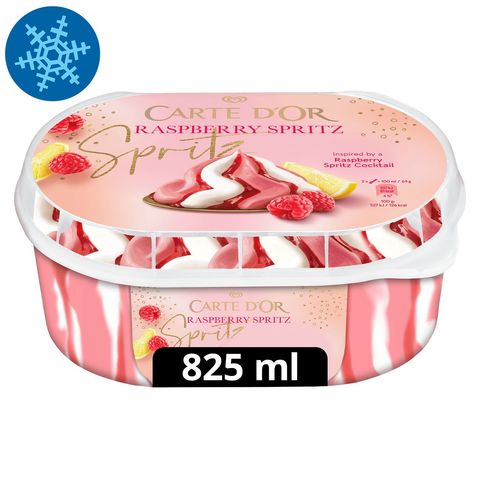 Carte D'Or Raspberry Spritz vegán málna szorbé és citrom szorbé málnás szósszal 825 ml