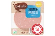 Dárdás Sliced Pork Bologna Sausage with Cheese 150 g