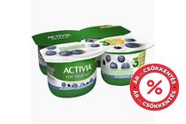 Danone Activia Blueberry-Blackcurrant Yoghurt with Live Culture 4 x 120 g (480 g)