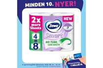 Zewa Smart 3-ply toilet paper 4=8 rolls
