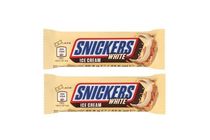 2x Snickers tejjégkrém, földimogyoróval és lágy karamellel kakaóvajas bevonattal 44,6 ml