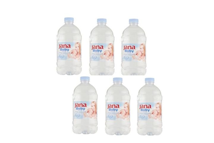 6x Jana Baby természetes szénsavmentes ásványvíz 1 l