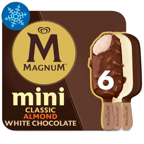 Magnum Mini Classic & Almond & White Chocolate Ice Cream 6 pcs 330 ml