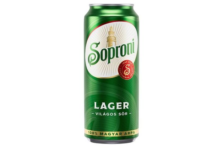 Soproni Lager világos sör 4,5% 500 ml