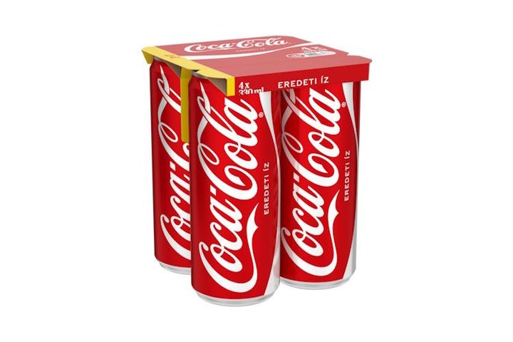 Coca-Cola colaízű szénsavas üdítőital 4 x 330 ml