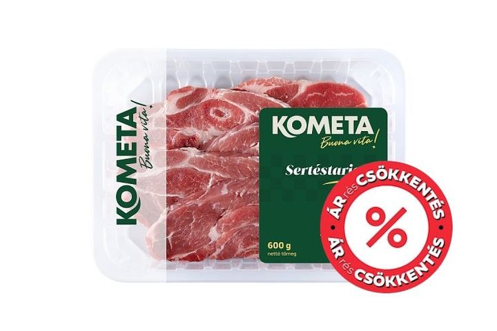 Kometa szeletelt sertés tarja csont nélkül 600 g