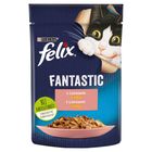 Felix Fantastic Salmon in Jelly Pouch for Cats | 85 g