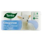 Tento Ellegance Blue Decor Toaletní papír třívrstvý | 8 kusů