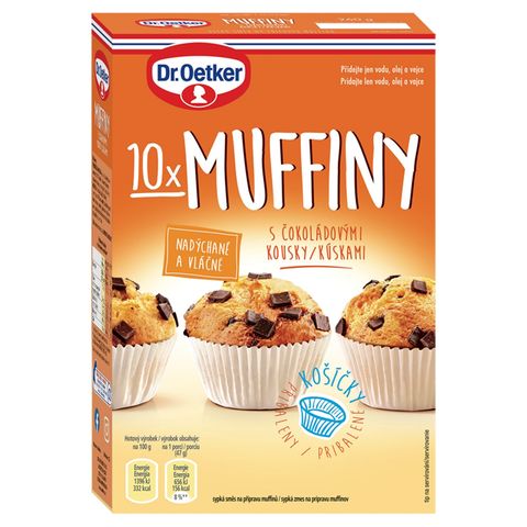 Dr. Oetker Muffins with Chocolate Chips | 260 g