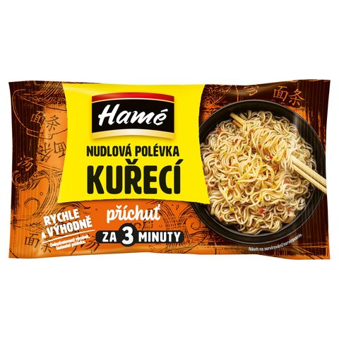 Hamé Kuřecí Instantní nudlová polévka | 60 g