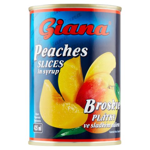 Giana Broskve plátky ve sladkém nálevu | 410 g