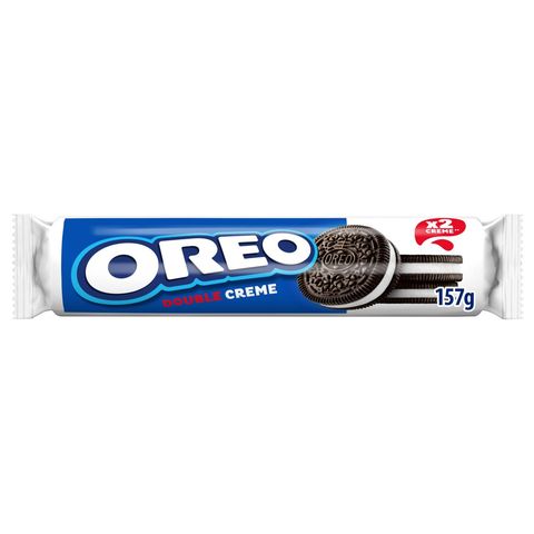 Oreo Double Creme Cocoa Biscuits Stuffed w/Vanilla Flavored Filling | 157g
