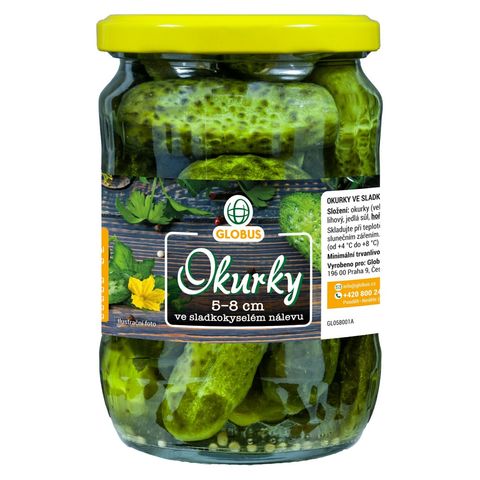 Globus Okurky 5-8 cm | 540 g