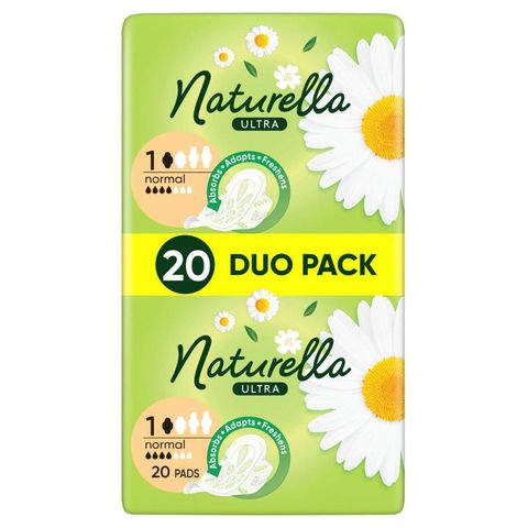 Naturella Ultra Normal vložky s křidélky velikost 1 | 20 kusů