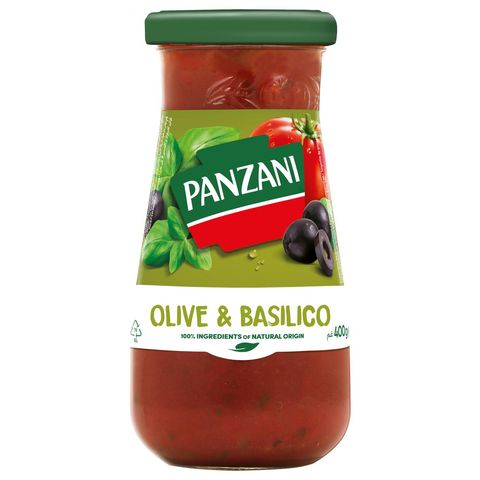 Panzani Olive & Basilico omáčka na těstoviny | 400 g