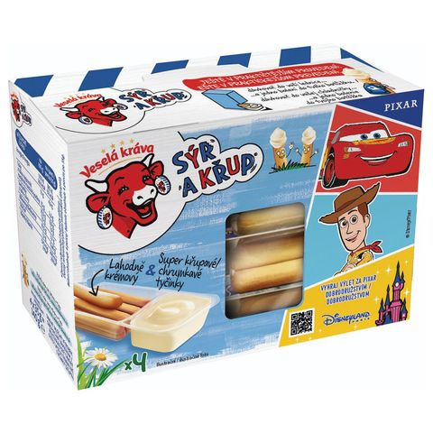 Veselá Kráva Sýr a křup | 4 x 35 g