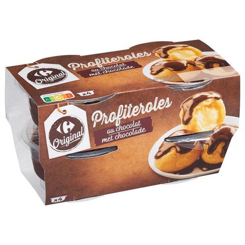 Dezert Profiteroles čokoládové | 4 x 90 g