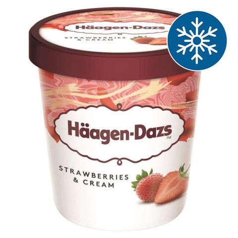Häagen-Dazs Strawberry & Cream zmrzlina | 460 ml