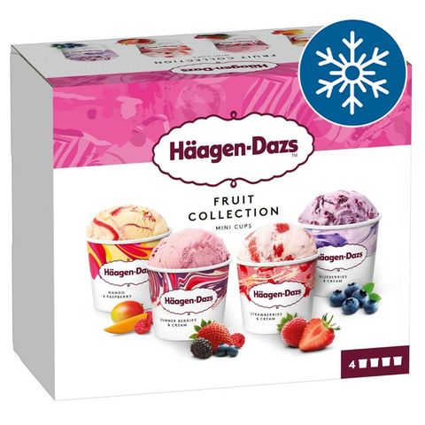 Häagen-Dazs Fruit Collection ice cream | 4 x 95 ml