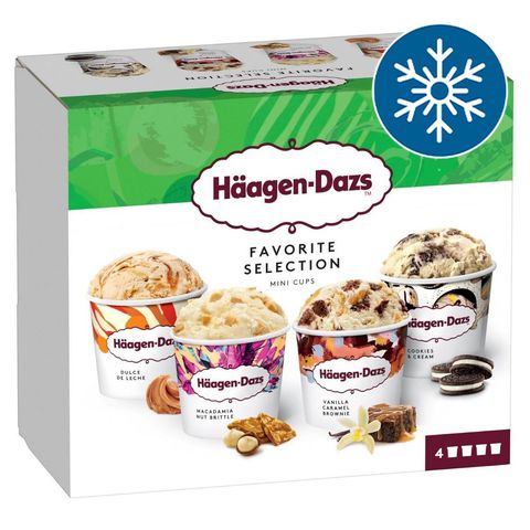 Häagen-Dazs Favorite Selection Ice Creams | 4 x 95 ml