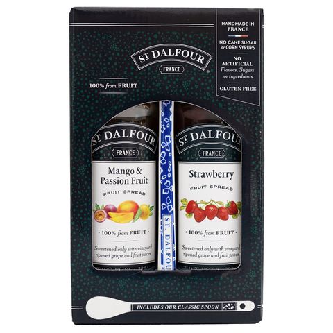 ST. Dalfour Fruit Spreads in Gift Box with Spoon | 2 x 284 g
