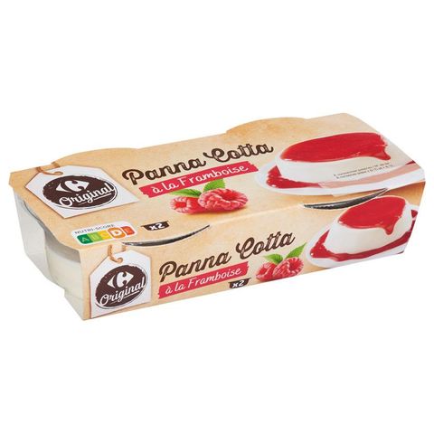 Raspberry Panna Cotta Dessert | 2 x 120g