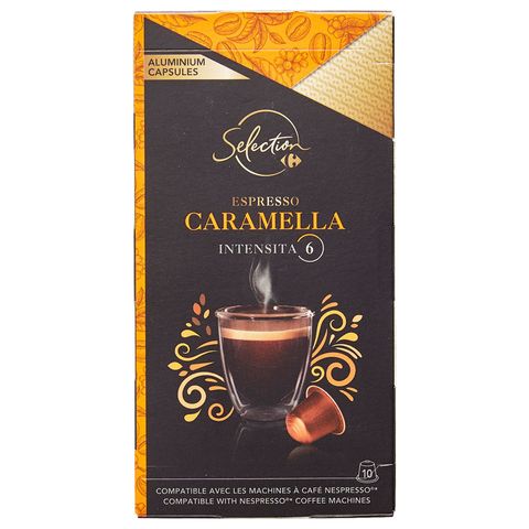 C Selection Espresso caramel coffee capsules for Nespresso coffee machines | 10 x 5.2 g
