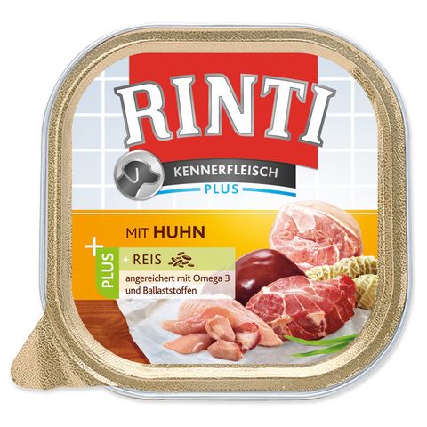 Rinti Kennerfleisch chicken + rice tray | 300 g