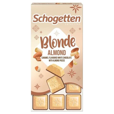 Schogetten White Chocolate with Almonds | 100 g