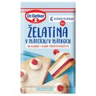 Dr. Oetker Gelatine Sheets for Sweet and Savoury Dishes | 10 g