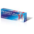 Dexoket 25 mg 10 tablet