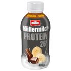 Müller Müllermilch Čokoládovo-banánový mléčný nápoj s proteinem | 400 g