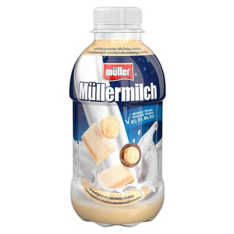 Müllermilch Mléčný nápoj bílá čokoláda | 400 ml