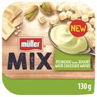 Müller Mix Jogurt pistácie + choco wafles | 130 g