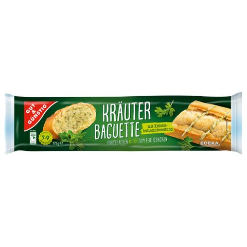 Edeka Baguette with Herbs to Finish Baking | x 175 g