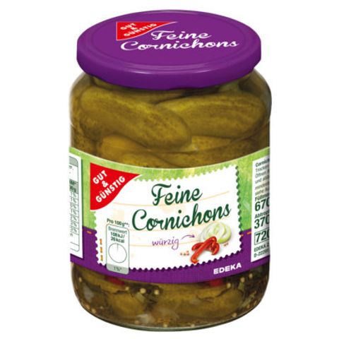 Edeka Okurky cornichons | 670 g