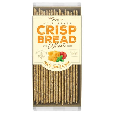 Danvita lapkenyér sajtos, paradicsomos, bazsalikomos ízű 130 g