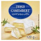 Tesco Camembert fehér nemespenésszel érő lágy, zsíros sajt 120 g