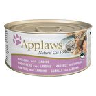 Konzerva Applaws Cat makrela & sardinky | 70 g
