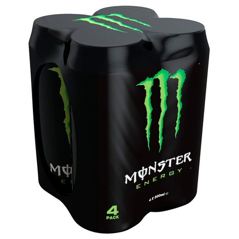 Monster Energy energetický nápoj | 4 x 500 ml