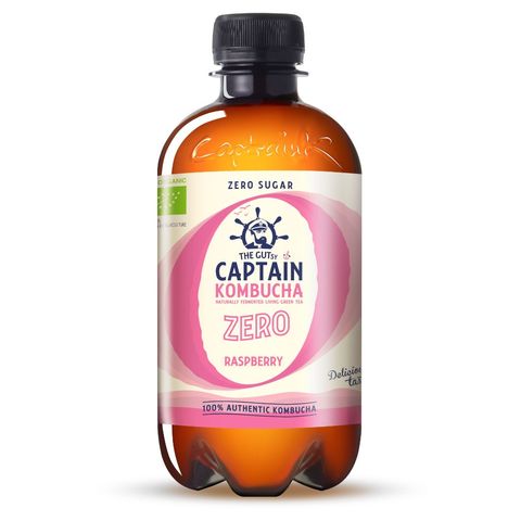 Captain Kombucha Bio zero malina | 400 ml