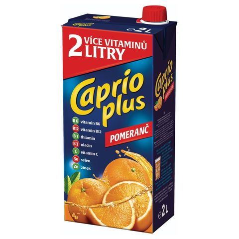 Caprio Pomerančový ovocný nápoj | 2 l