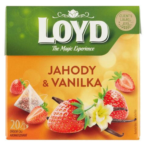 Loyd Jahody a vanilka ovocný čaj | 20 x 2 g