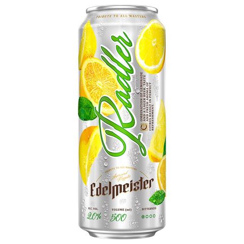 Edelmeister Radler Lemon Flavoured Beer Can | 500 ml | 18+
