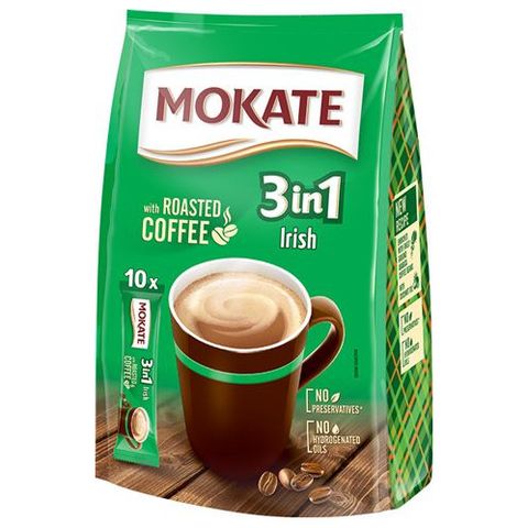 Mokate Irish 3v1 instantní kávový nápoj 10 ks | 170 g